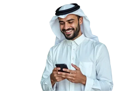 man-white-shirt-is-texting-phone 1
